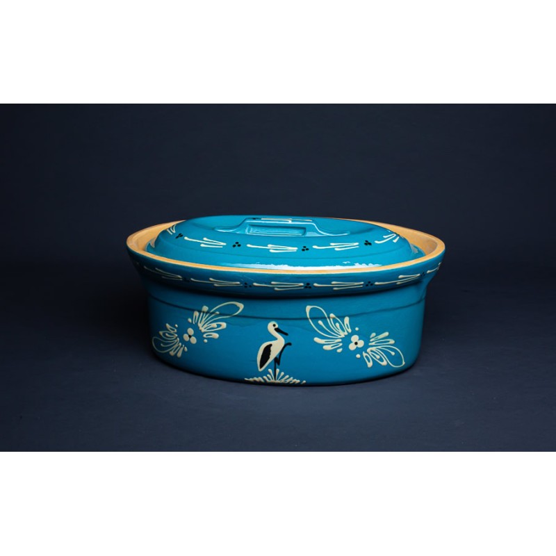 Terrine Ovale - Turquoise - Cigogne