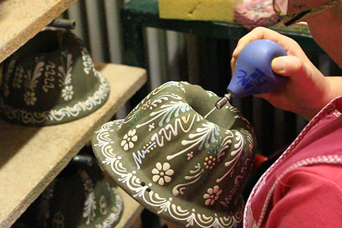 Décoration traditionnelle poterie alsacienne